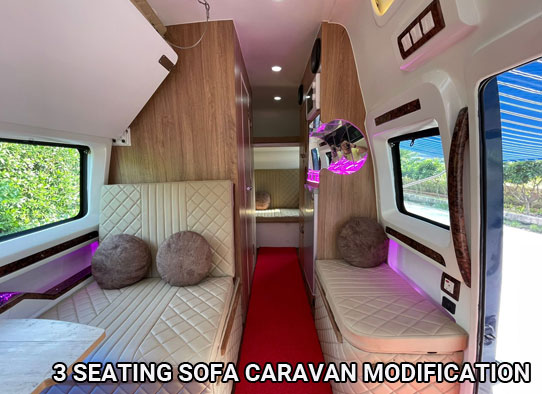 luxury caravan on rent in delhi